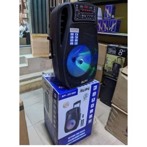 AILIPU 15" Bluetooth rechargeable wireless public address system 8000watt